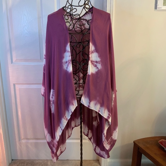 Boutique Tops - Coachella Tie Dye Hippie Boho Kimono Wrap One Size